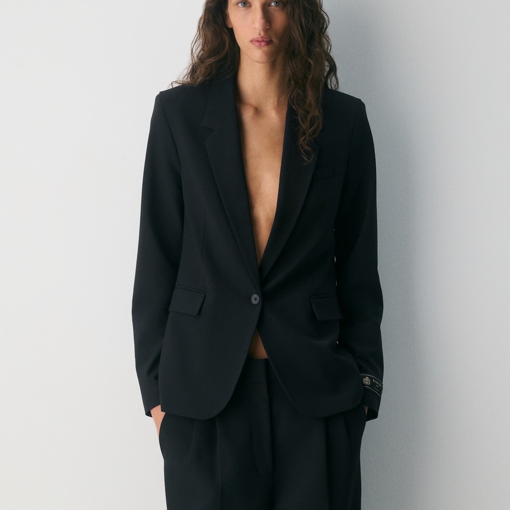 Babaton Aritzia Classic Black Blazer